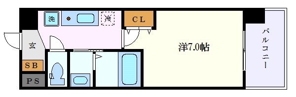 パークフラッツ金山の物件間取画像