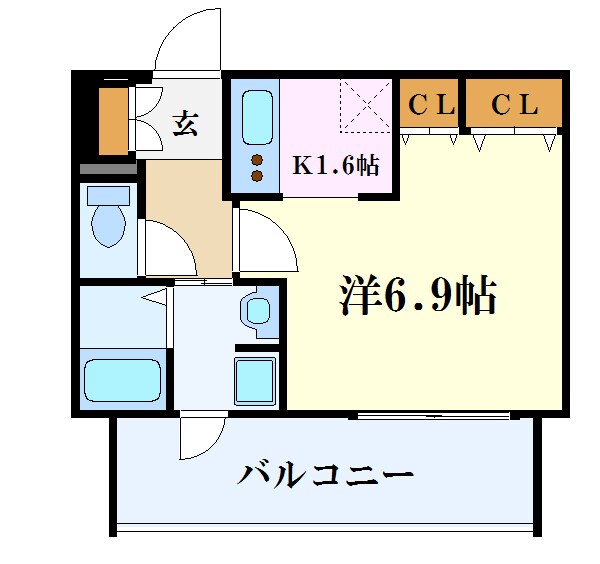 プレサンス金山グリーンパークスの物件間取画像