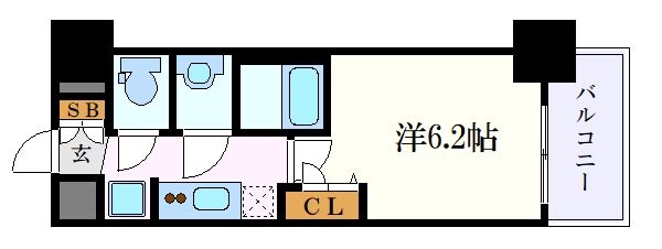 メイクス矢場町の物件間取画像