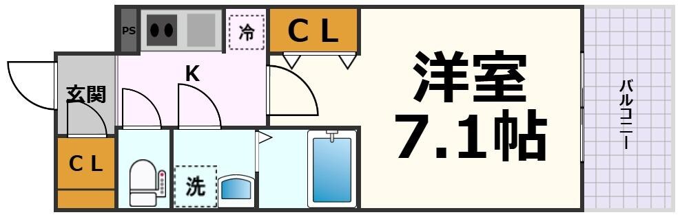 S-RESIDENCE尾頭橋clarityの物件間取画像