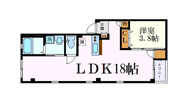 グランレーヴ東別院EASTの物件間取画像