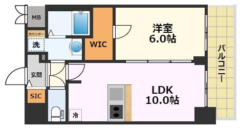 プレサンス東別院セレニスの物件間取画像