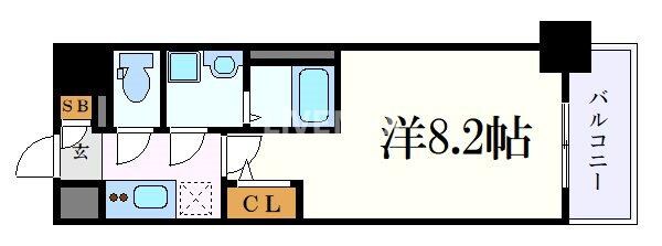 新栄町駅 徒歩7分 2階の物件間取画像