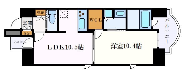 さくらHills名駅NORTHの物件間取画像