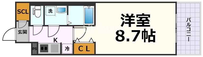 ファステート葵桜通リブレの物件間取画像