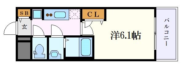 メイクス矢場町の物件間取画像