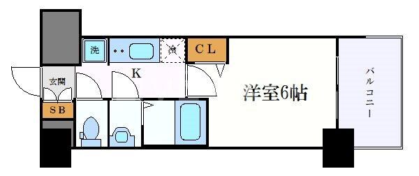 メイクス今池02の物件間取画像