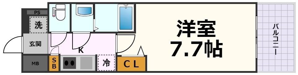 メイクスWアート上前津Vの物件間取画像