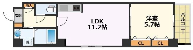 中駒グランヒルズ太閤通駅Ⅱの物件間取画像