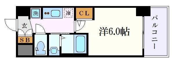 エステムコート名古屋金山ミッドクロスの物件間取画像