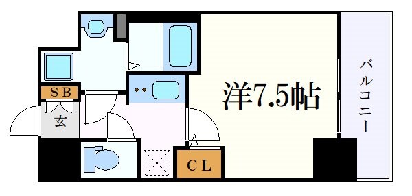 エスリード新栄テセラの物件間取画像