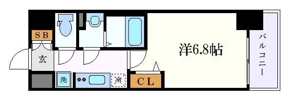 プレサンス名古屋駅ゲートの物件間取画像