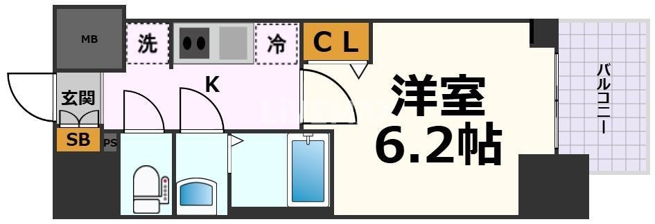 メイクスWアート浅間町の物件間取画像