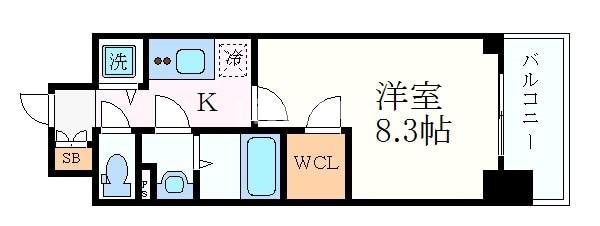 プレサンス栄ライズの物件間取画像