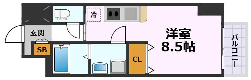 La Douceur今池の物件間取画像