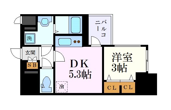 プレサンス今池駅前フェルディノの物件間取画像