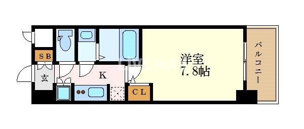 S-RESIDENCE志賀本通の物件間取画像