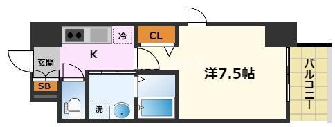 パルティール大曽根アネックスの物件間取画像