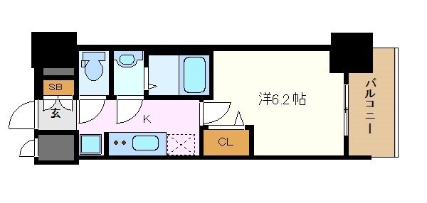 プレサンス新栄ユリシスの物件間取画像