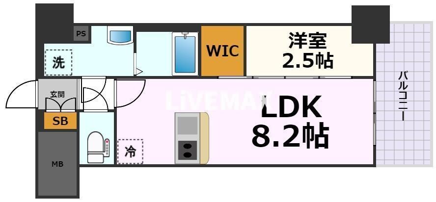 メイクスWアート金山ウエストの物件間取画像