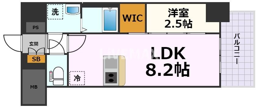 メイクスWアート金山ウエストの物件間取画像