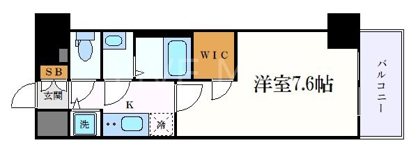 エスリード名古屋 STATION CENTRALの物件間取画像