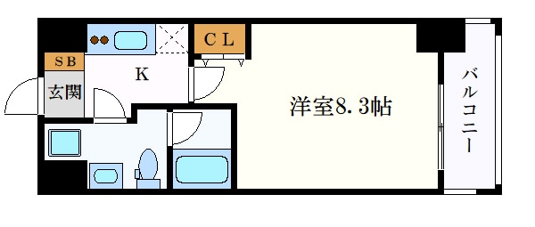 ASレジデンス上前津の物件間取画像