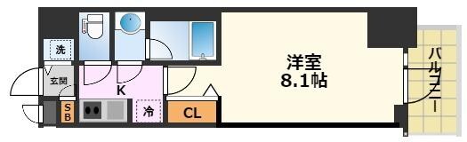 S-RESIDENCE栄四丁目の物件間取画像