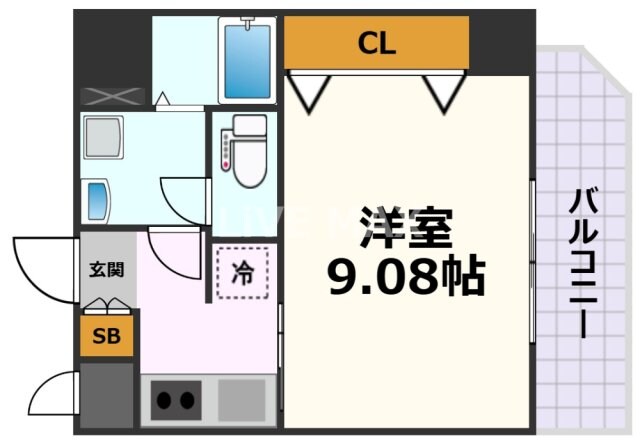 ピースプレイス牛巻の物件間取画像