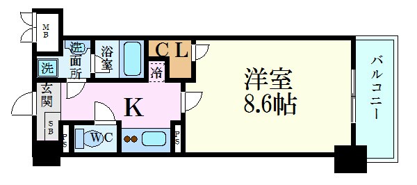 グランドコスモスの物件間取画像