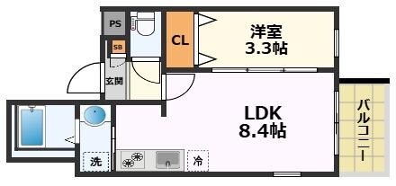 Cherim中村公園Onyxの物件間取画像