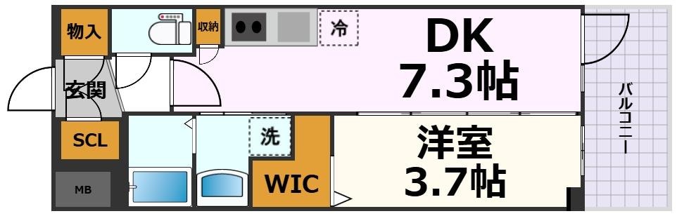 エステムコート名古屋　TWIN　EASTの物件間取画像