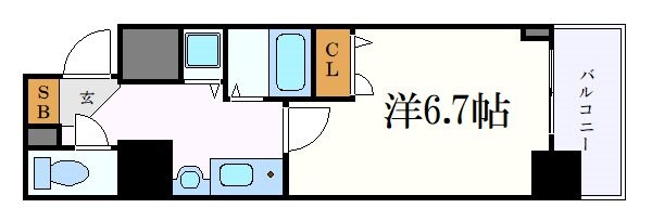 ライジングコート名古屋駅南の物件間取画像