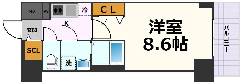 ファステート名古屋駅前アルティスの物件間取画像