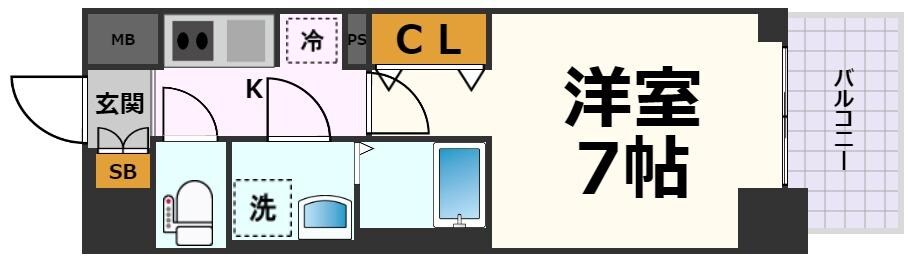 S-RESIDENCE名駅NorthⅡの物件間取画像