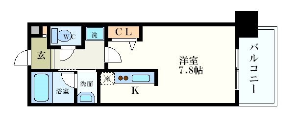 アデグランツ大須の物件間取画像