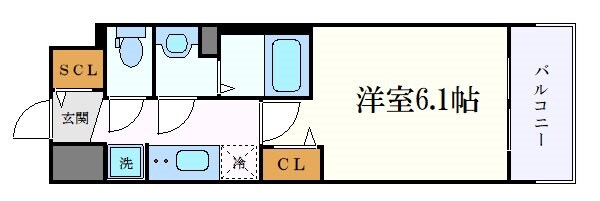 プレサンス鶴舞駅前レジスの物件間取画像