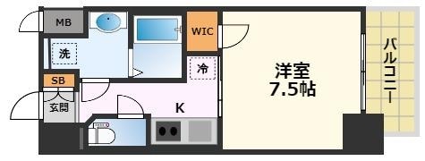 S-RESIDENCE尾頭橋の物件間取画像