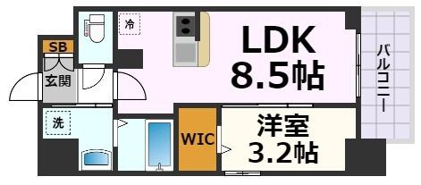 矢場町駅 徒歩4分 3階の物件間取画像