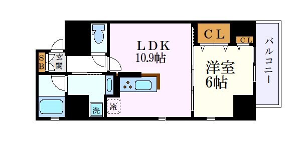 プロシード金山3の物件間取画像