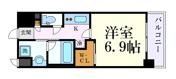 シーズンフラッツ矢場の物件間取画像