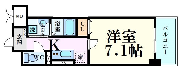 サクシード大曽根の物件間取画像