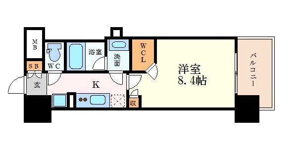 ブランシエスタ泉の物件間取画像