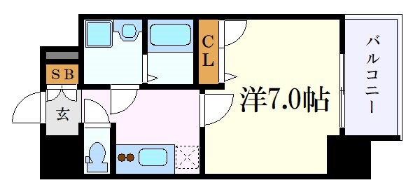 エスリード大須観音プリモの物件間取画像