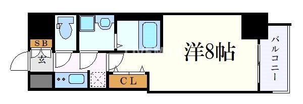 S-RESIDENCE庄内通Northの物件間取画像