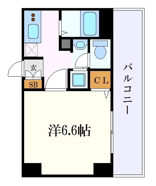 プレミアムコート名古屋金山インテルノの物件間取画像