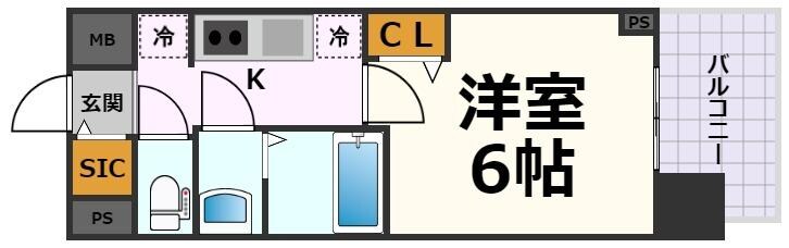 アドバンス名古屋ブランシュの物件間取画像