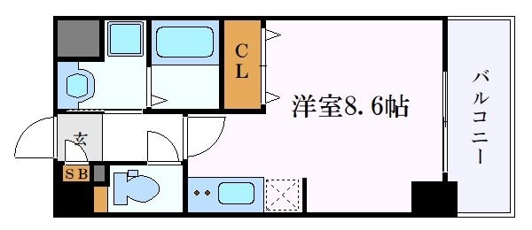 パルティール金山の物件間取画像