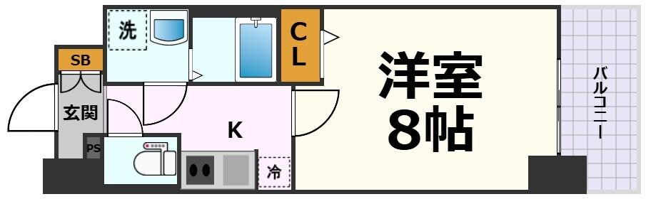 S-RESIDENCE尾頭橋beauteの物件間取画像