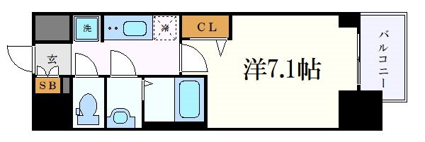 プレサンスTHE久屋大通レジェンドの物件間取画像